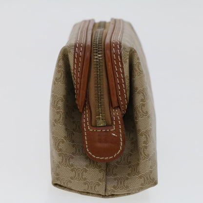 Luxury CELINE Macadam Canvas Pouch Beige  fm2545