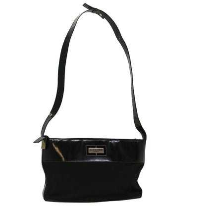 Luxury CELINE Shoulder Bag Canvas Black  fm2930