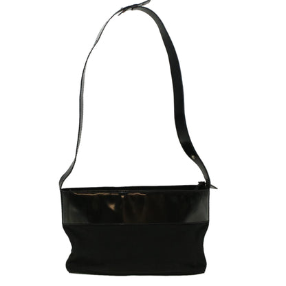 Luxury CELINE Shoulder Bag Canvas Black  fm2930