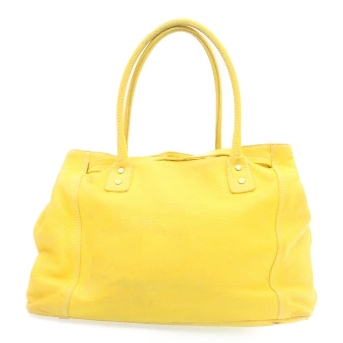 Luxury CELINE Shoulder Bag Leather Yellow  fm965