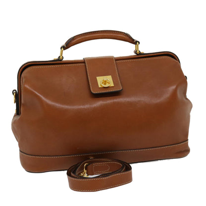 Luxury CELINE Hand Bag Leather 2way Brown  am2746g