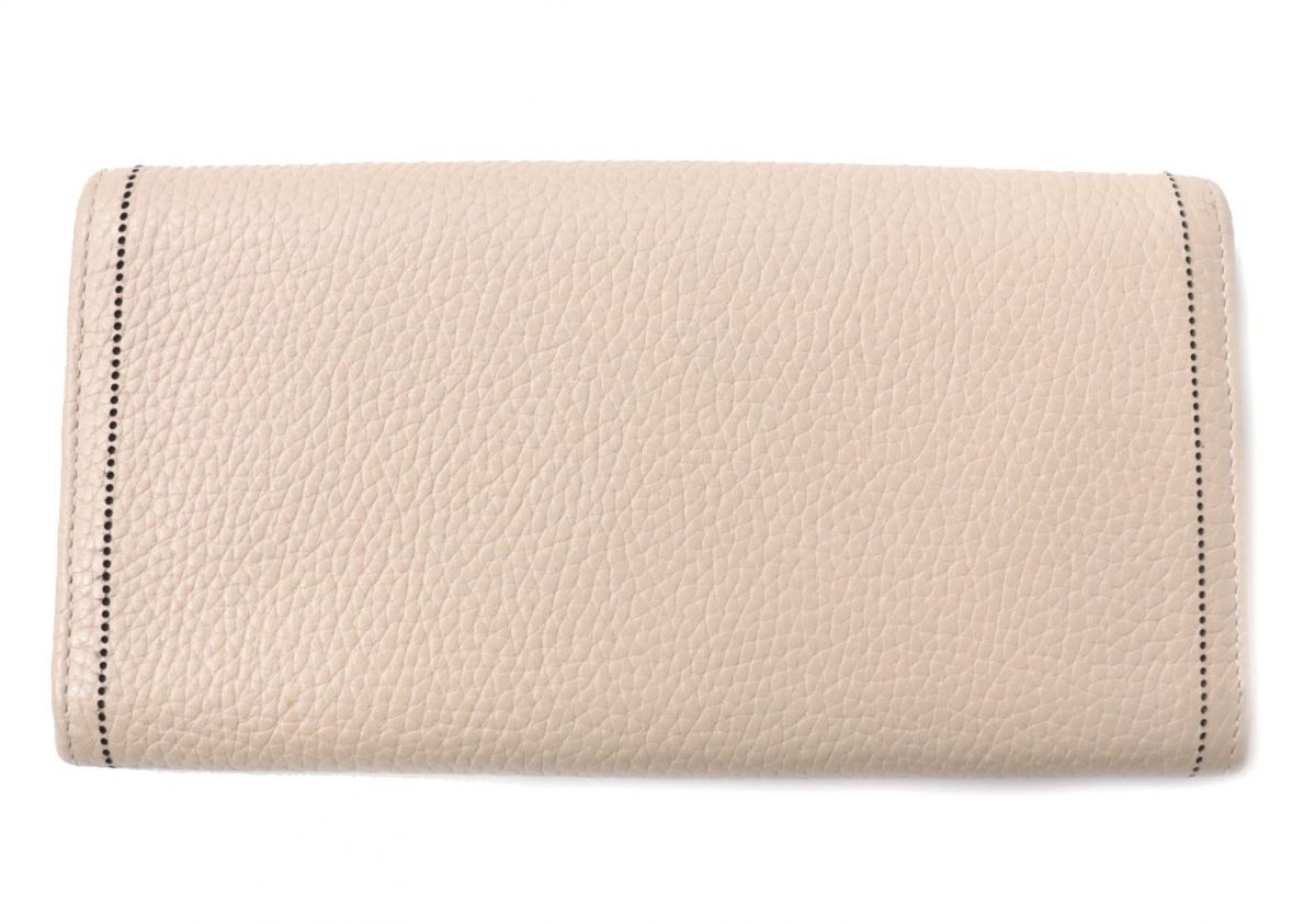 BALENCIAGA Long Wallet Purse Main: Leather pink beige Women