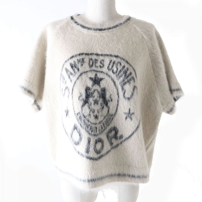 Christian Dior knit Main: 34% mohair, Main: 31% virgin wool, Main: 18% nylon, Main: 13% cashmere, Main: 3% wool Ivoryx black Women 44