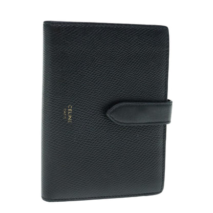 Luxury CELINE Wallet Leather Black  hk1002