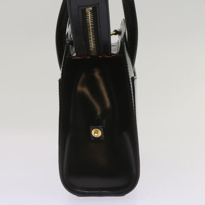 Luxury CELINE Hand Bag Leather 2way Black  hk1062