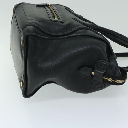 Luxury CELINE Luggage Phantom Tote Bag Leather Black  hk1138