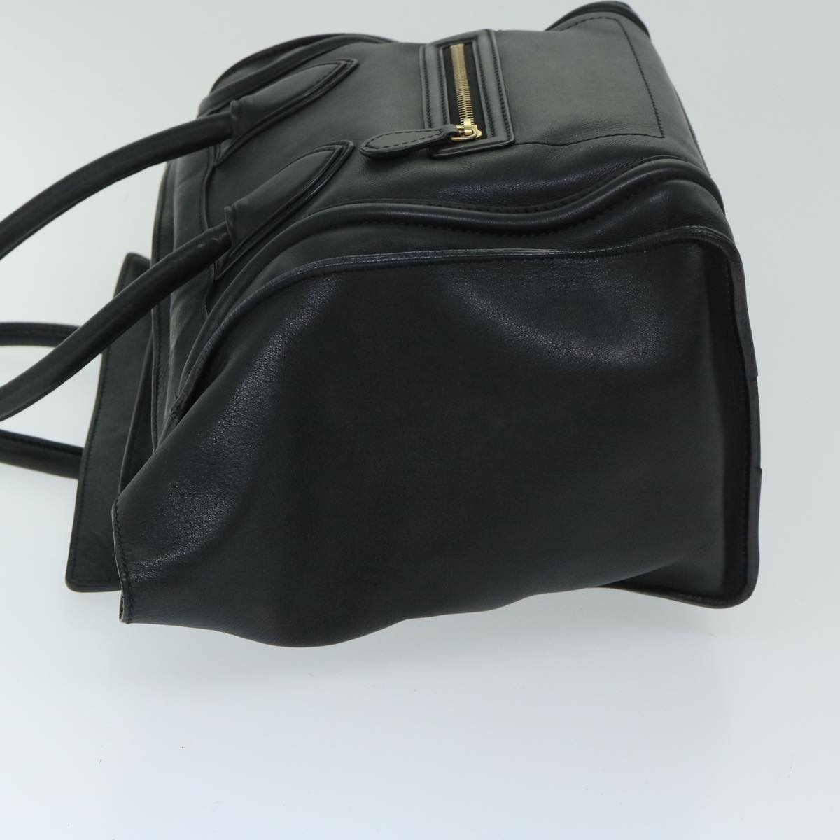 Luxury CELINE Luggage Phantom Tote Bag Leather Black  hk1138