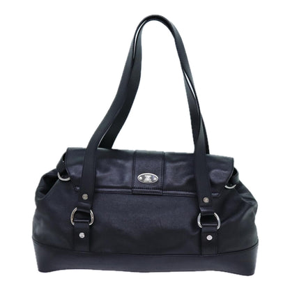 Luxury CELINE Shoulder Bag Leather Black  hk1202