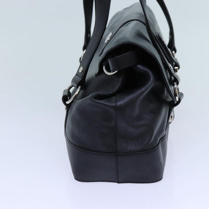 Luxury CELINE Shoulder Bag Leather Black  hk1202