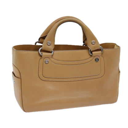 Luxury CELINE Boogie Hand Bag Leather Beige  hk1218