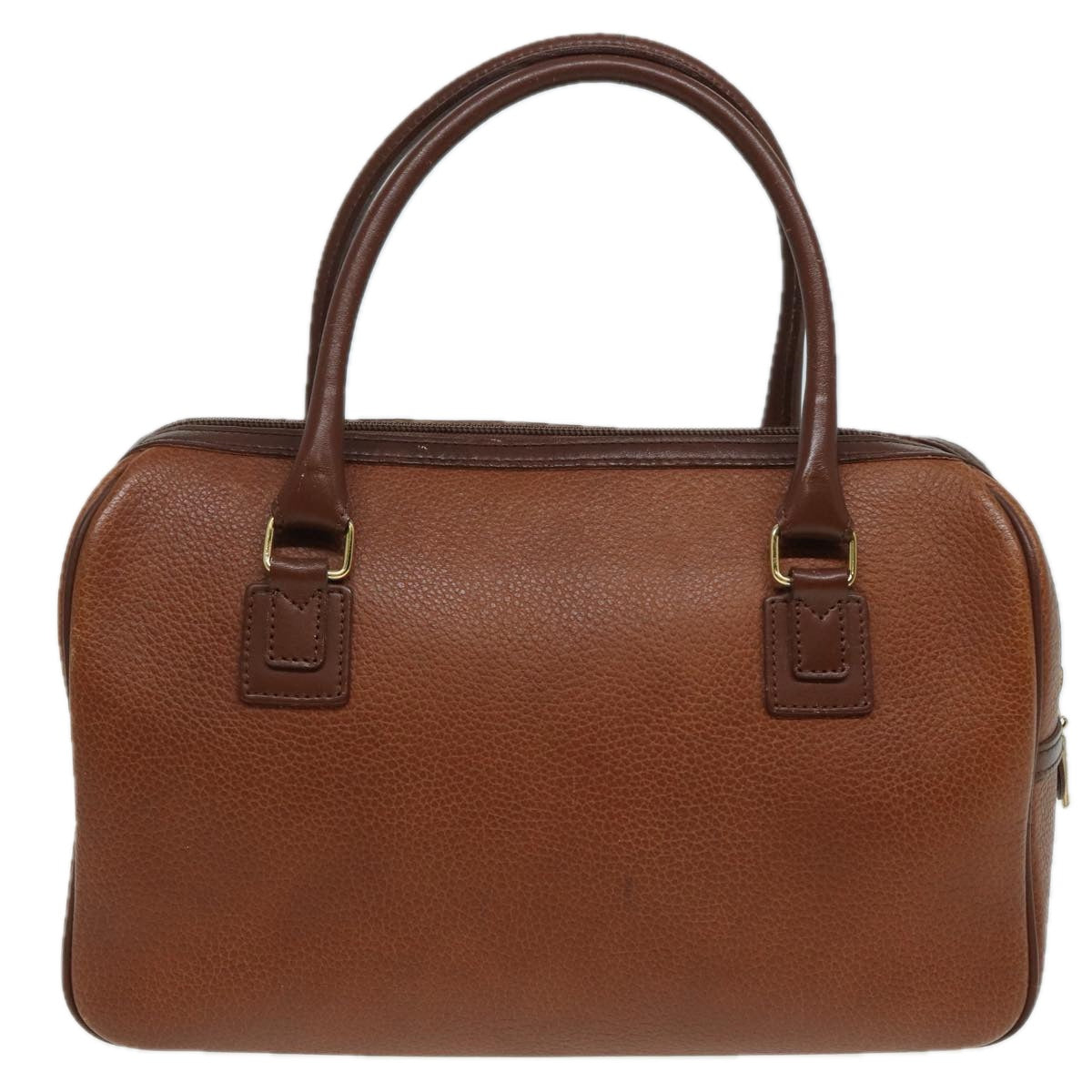 Luxury BurberrySs Hand Bag Leather Brown Auth hk1457
