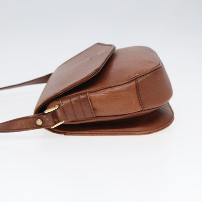 Luxury BurberrySs Shoulder Bag Leather Brown Auth hk1530