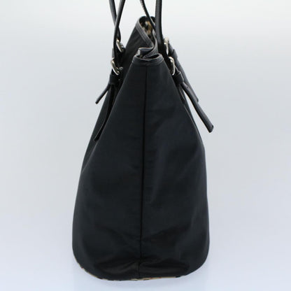 Luxury BurberrySs Shoulder Bag Nylon Black Auth hk862