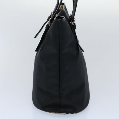 Luxury BurberrySs Shoulder Bag Nylon Black Auth hk862