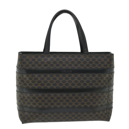 Luxury CELINE Macadam Canvas Tote Bag PVC Leather Black  hk888