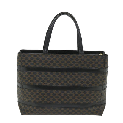 Luxury CELINE Macadam Canvas Tote Bag PVC Leather Black  hk888