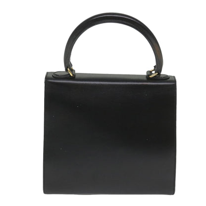 Luxury CELINE Hand Bag Leather 2way Black  hk901