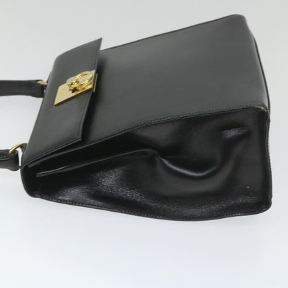 Luxury CELINE Hand Bag Leather 2way Black  hk901