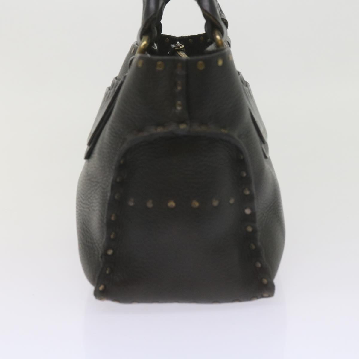 Luxury CELINE Hand Bag Leather Black  hk948