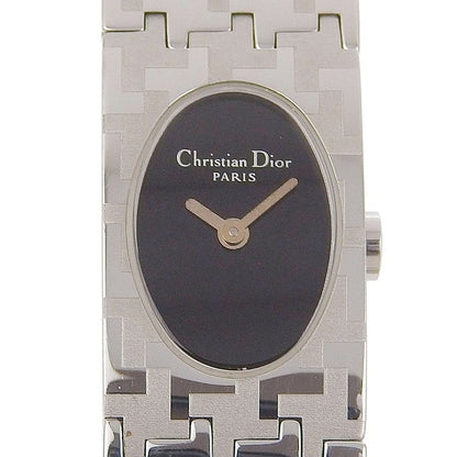 Dior Watches Quartz D70-100 Stainless Steel Silver Miss Dior black dial Women