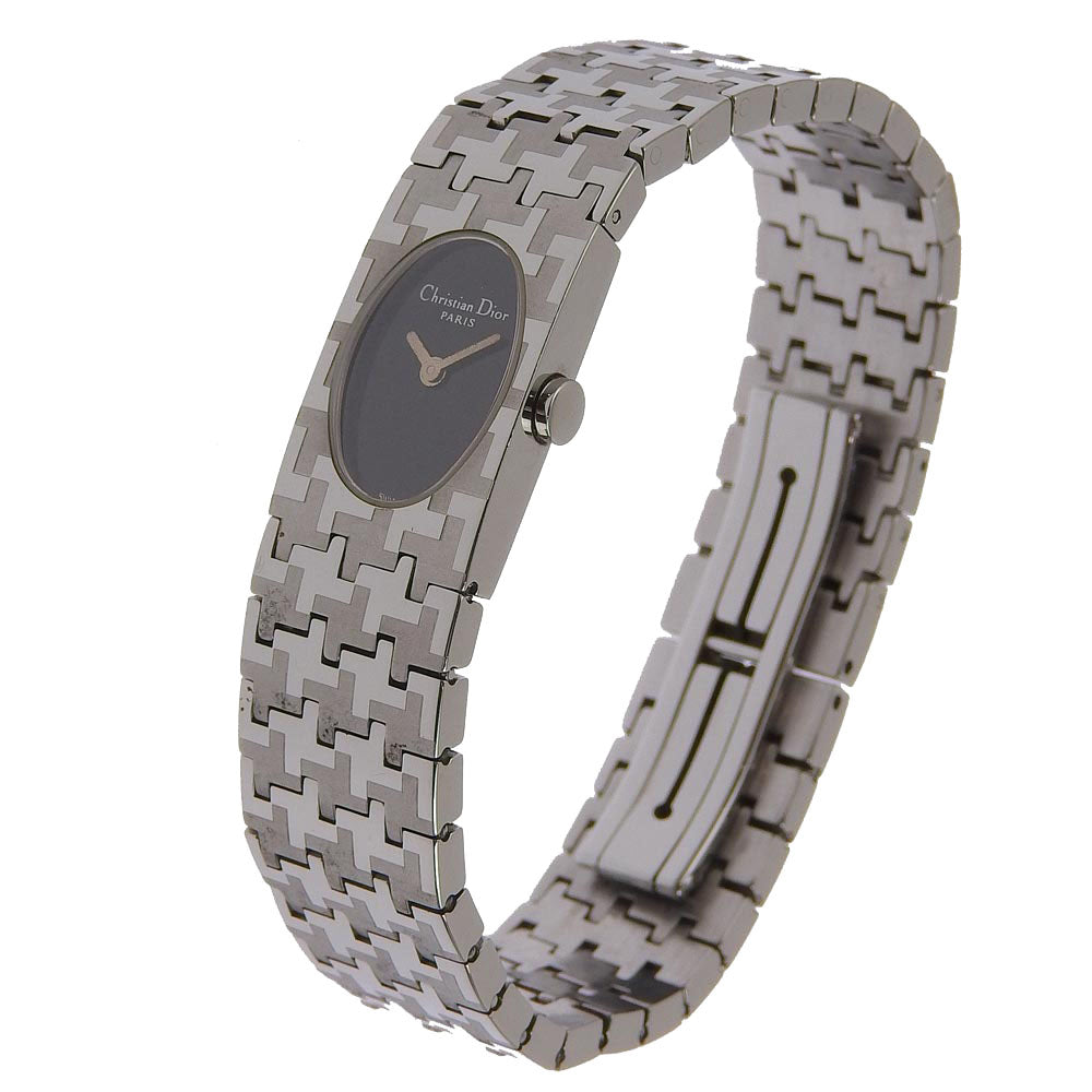 Dior Watches Quartz D70-100 Stainless Steel Silver Miss Dior black dial Women