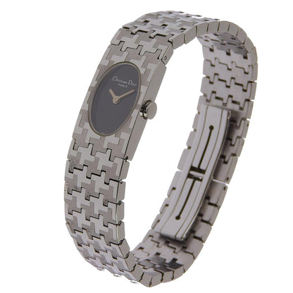 Dior Watches Quartz D70-100 Stainless Steel Silver Miss Dior black dial Women