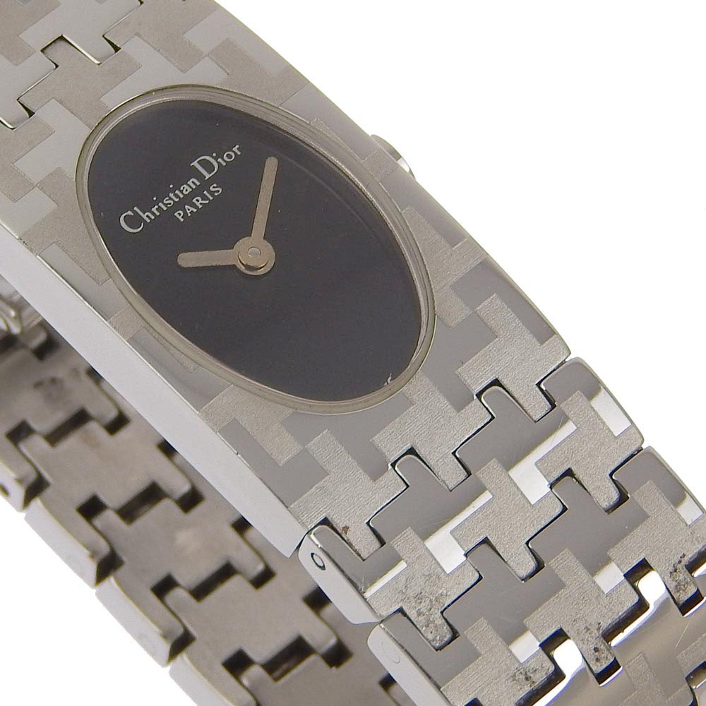 Dior Watches Quartz D70-100 Stainless Steel Silver Miss Dior black dial Women