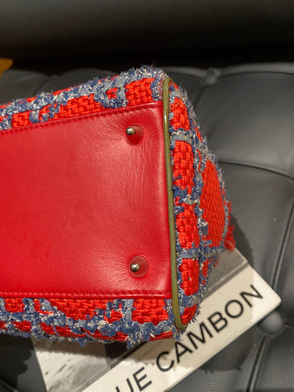 Lady Dior Medium Tweed Handbag