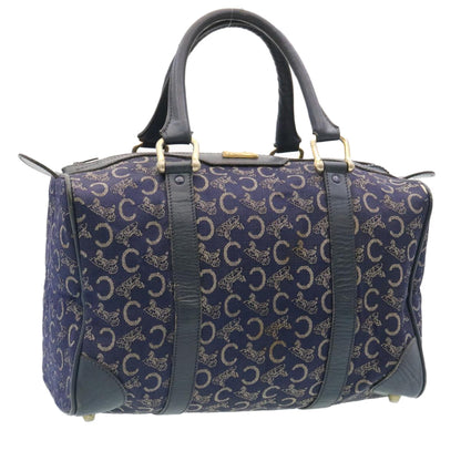 Luxury CELINE C Macadam Canvas Hand Bag Navy  im257