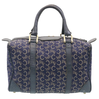 Luxury CELINE C Macadam Canvas Hand Bag Navy  im257