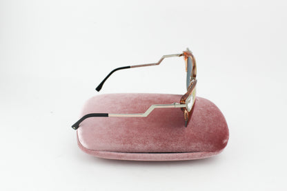 Fendi Swarovski crystal embellished cat eye Sunglasses