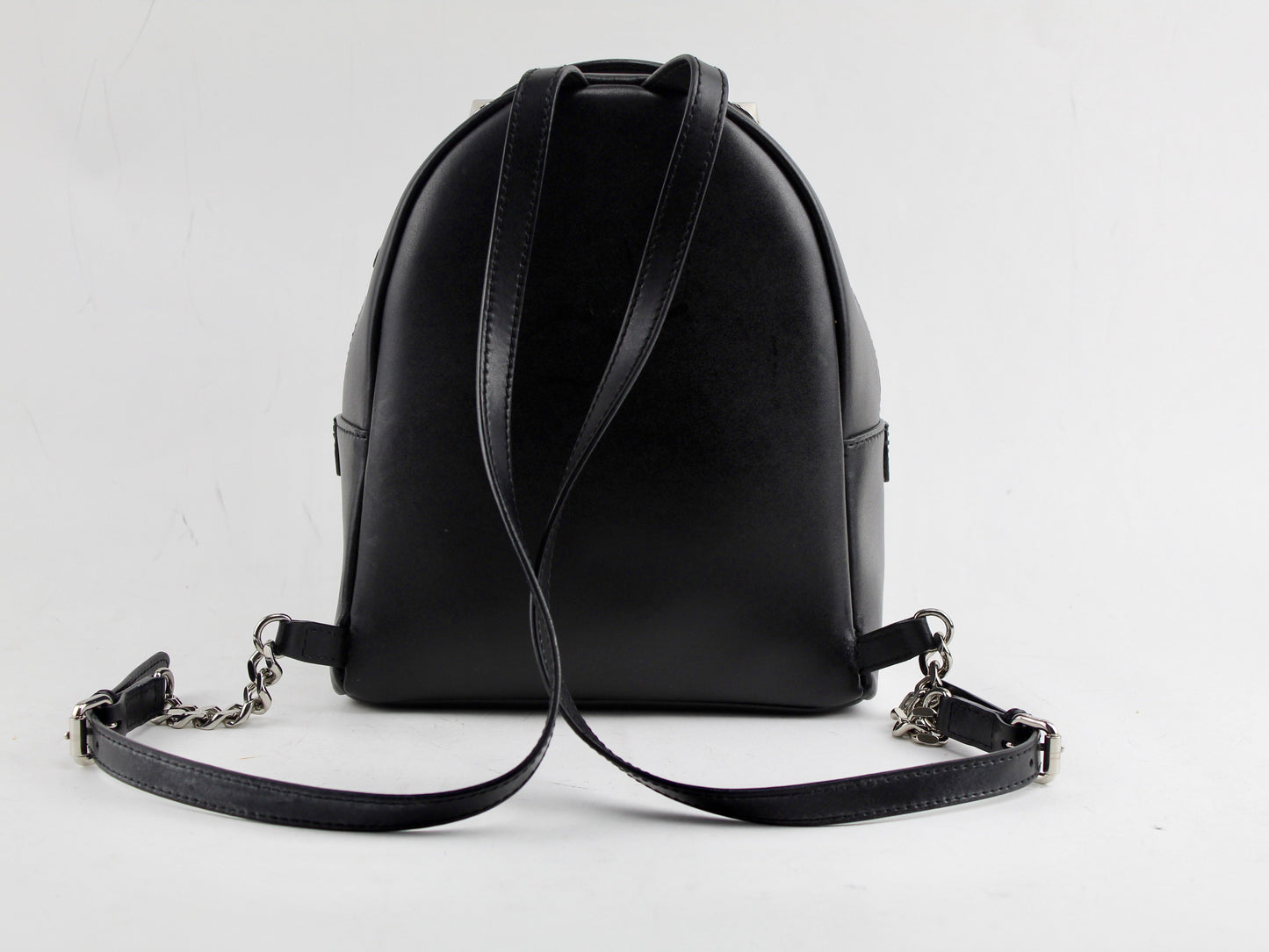 FENDI MINI PEARL BOW LEATHER BACKPACK