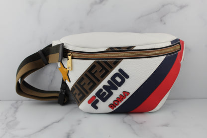 Fendi Mania Roma Leather Belt Bag