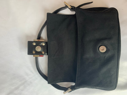 FENDI Baguette Black Cloth Good Condition