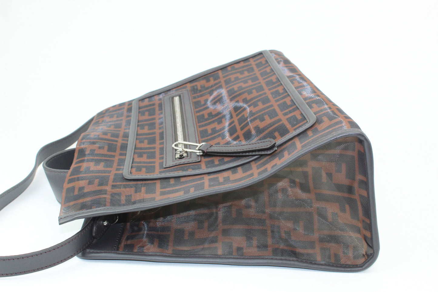 Fendi Runaway FF Mesh  Tote Bag
