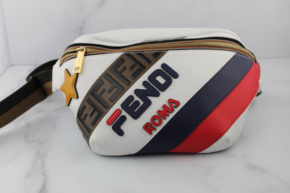 Fendi Mania Roma Leather Belt Bag