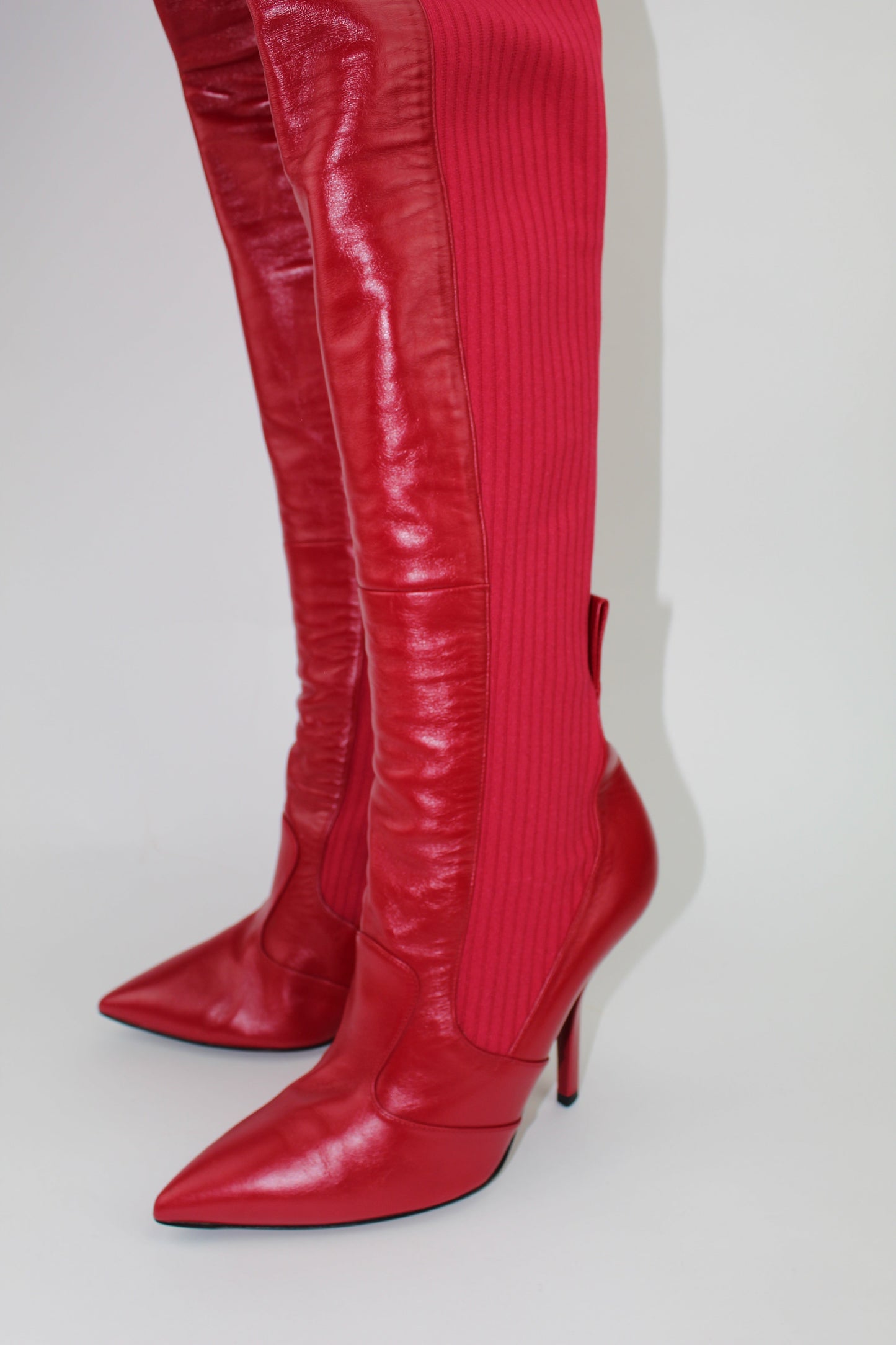 FENDI ROCKOKO OVER THE KNEE BOOTS