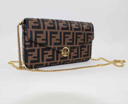 FENDI CHAIN BAG WITH POUCHES