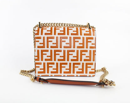 Fendi Small Kan U FF logo bag