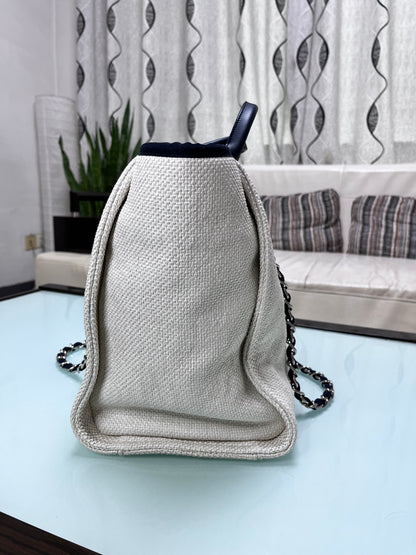Chanel Deauville Tote Medium White