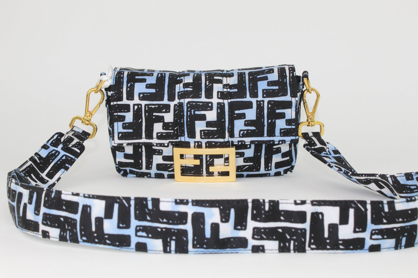 Fendi Duo Baquette Leather shoulder bag