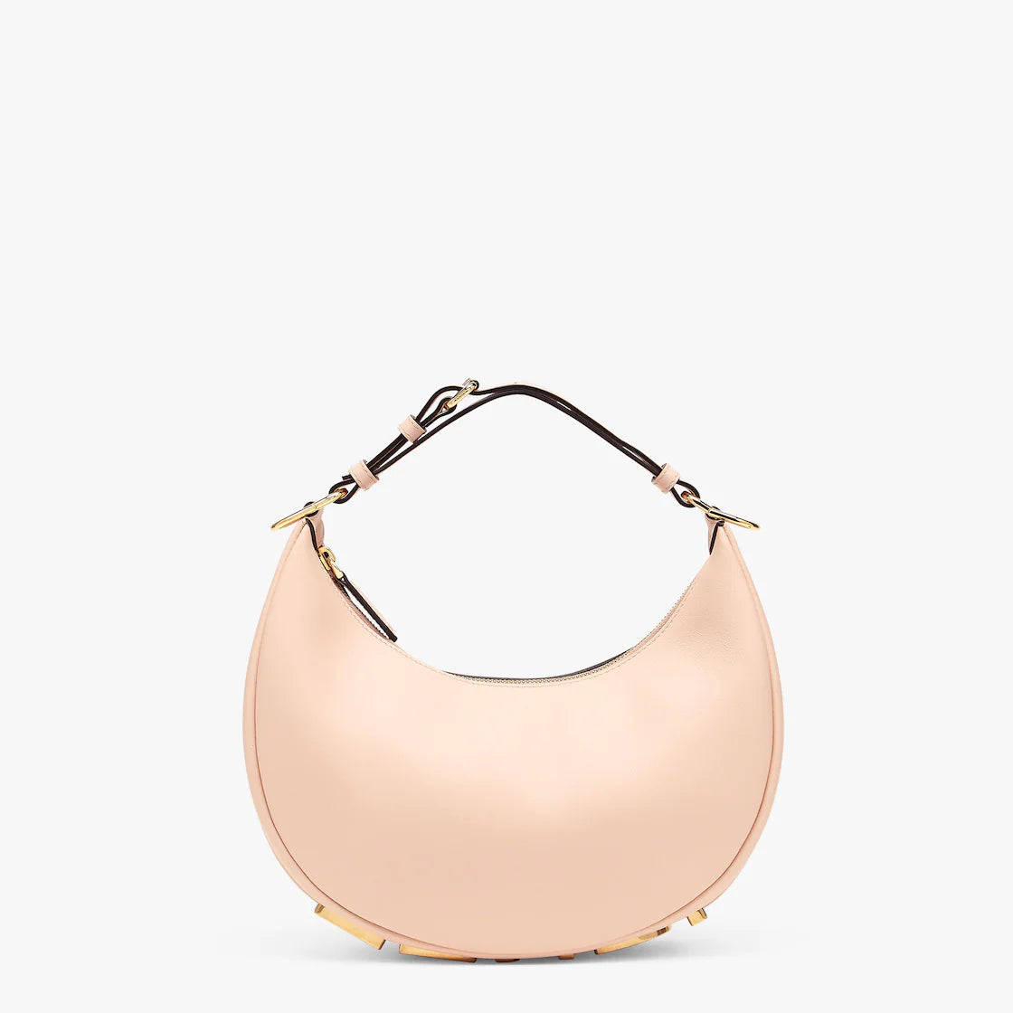 Fendi Fendigraphy Small Leather Bag in Pale Pink