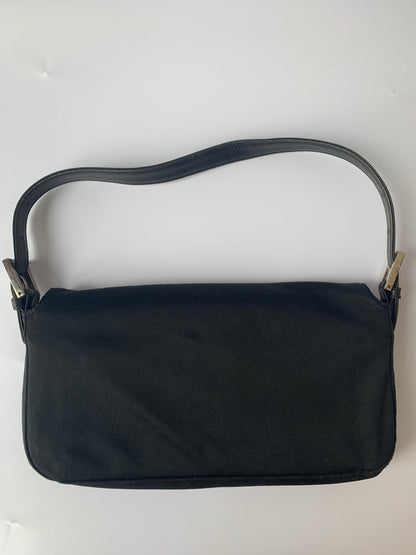 FENDI Baguette Black Cloth