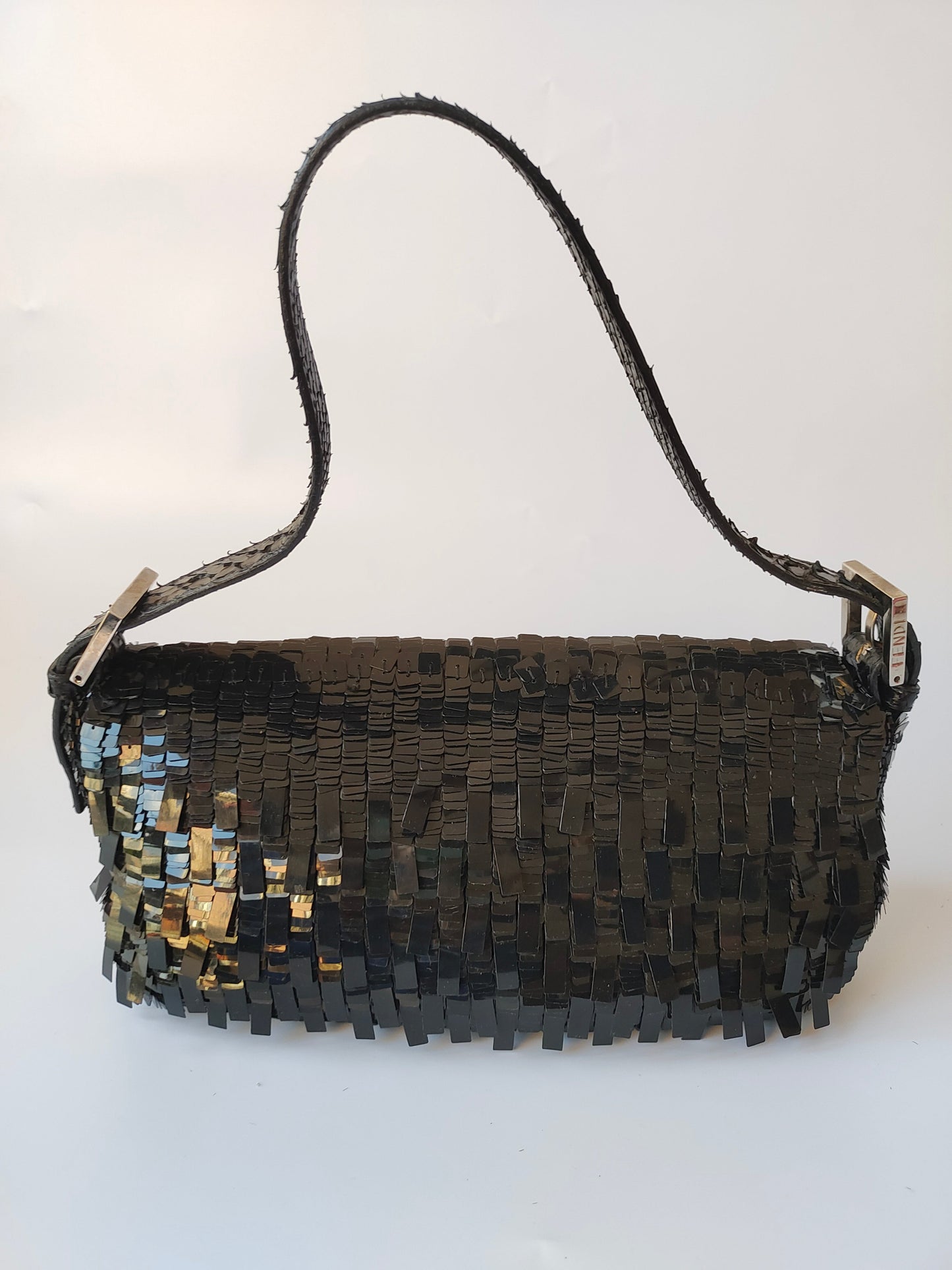 Fendi Baguette Glitter black sequins