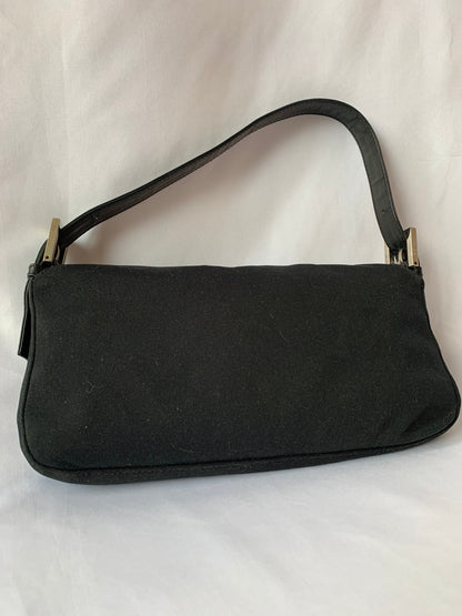 FENDI Baguette Black Cloth