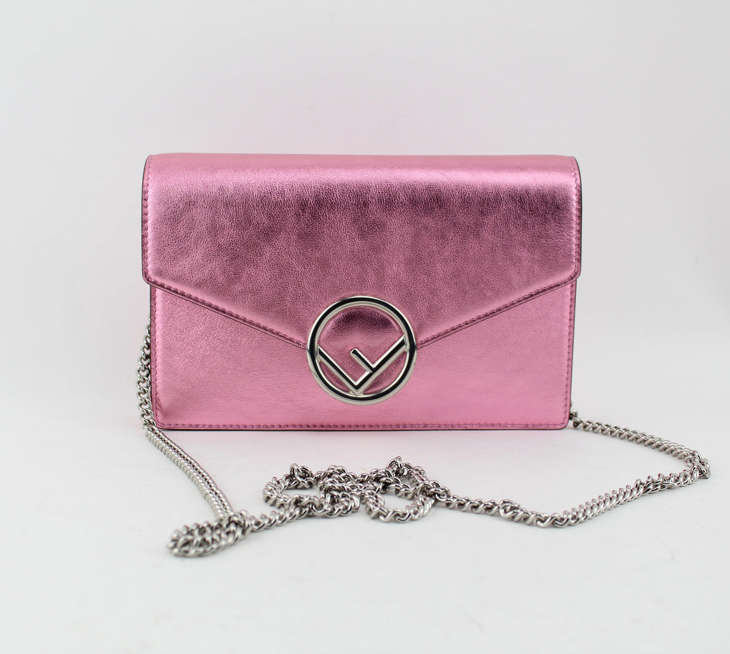 FENDI METALLIC CHAIN BAG