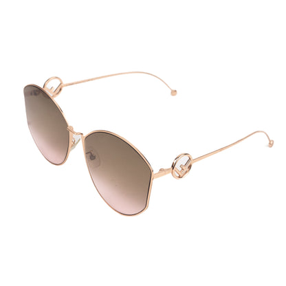 Fendi FF Gold Copper Sunglasses