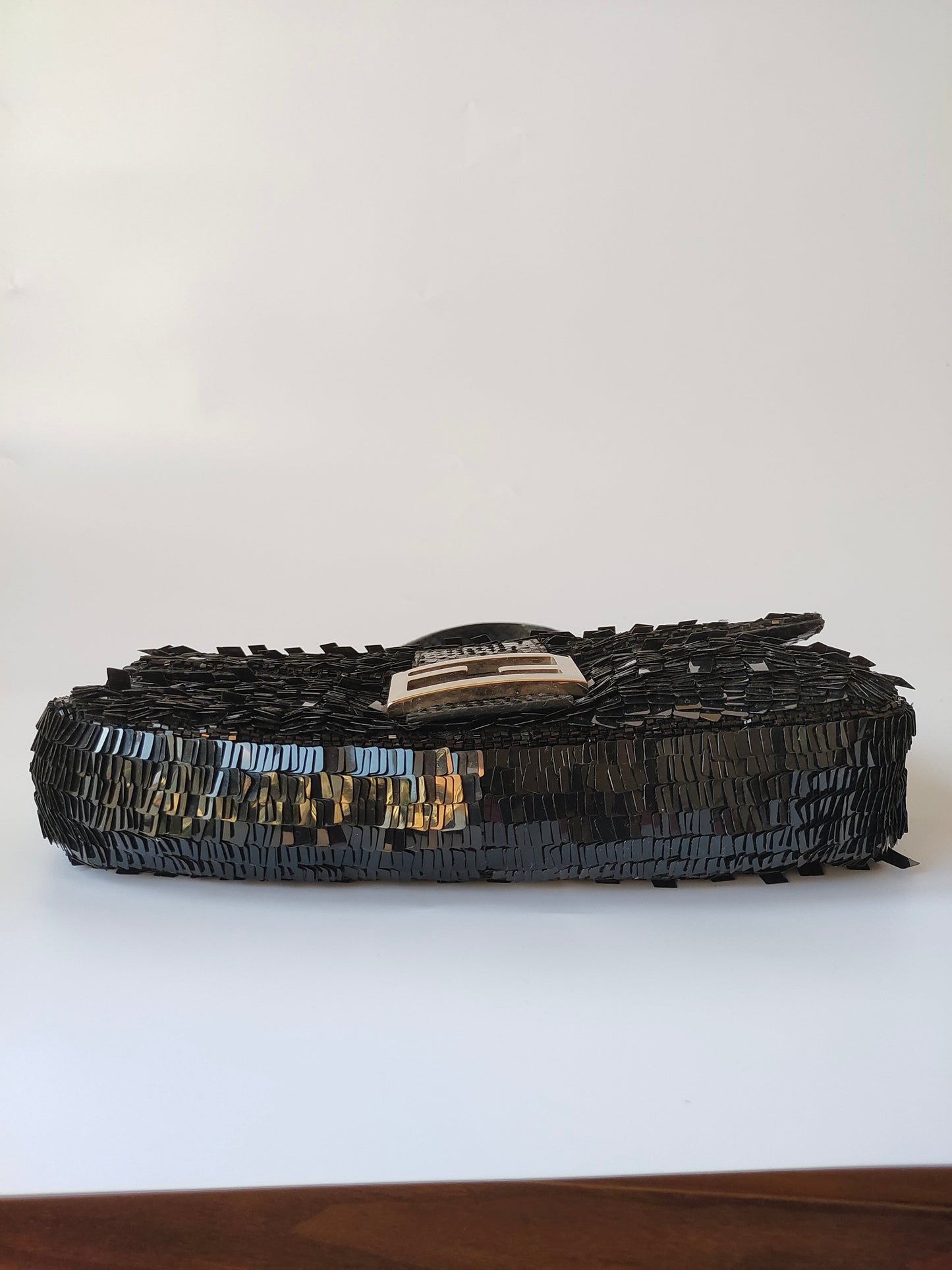 Fendi Baguette Glitter black sequins