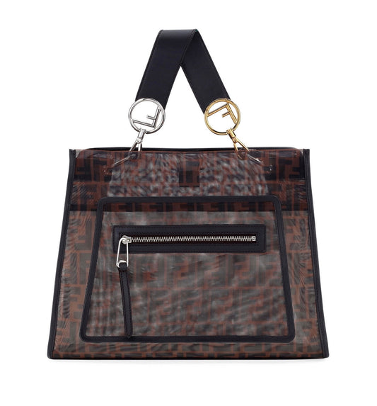 Fendi Runaway FF Mesh  Tote Bag