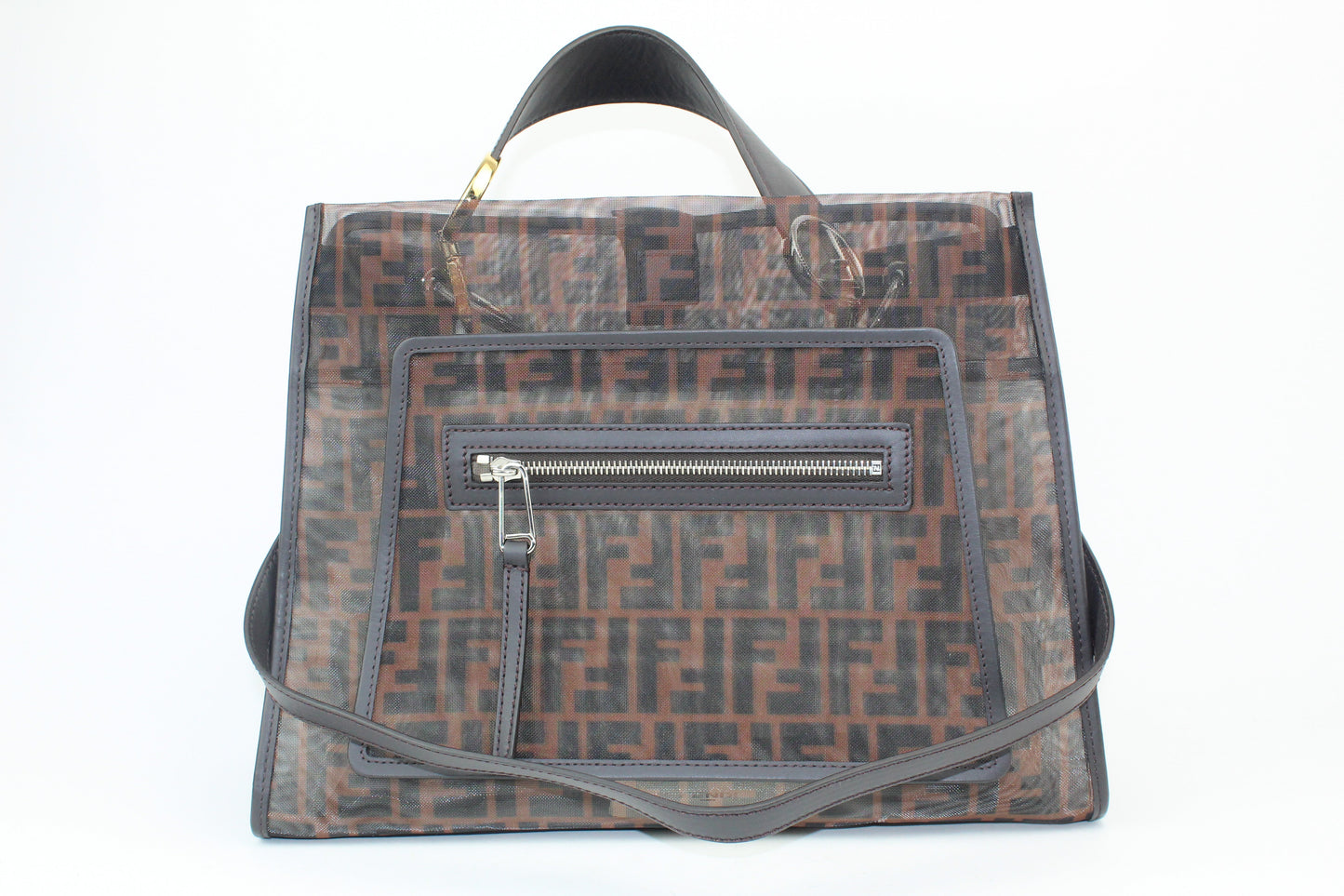 Fendi Runaway FF Mesh  Tote Bag